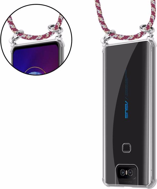 Produktbild Cadorabo TPU Handy Kette SILBER Cover