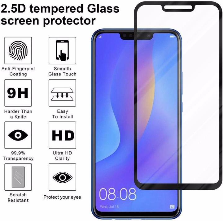 Immagine prodotto Cadorabo Vetro di protezione del display a schermo intero (1 Pezzo/i, Huawei P Smart Pro (2019))