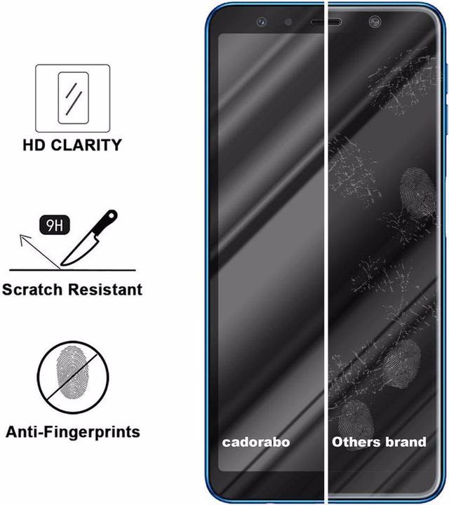 Produktbild Cadorabo Vollbild Displayschutzglas (1 Stück, Samsung Galaxy A7 (2018))