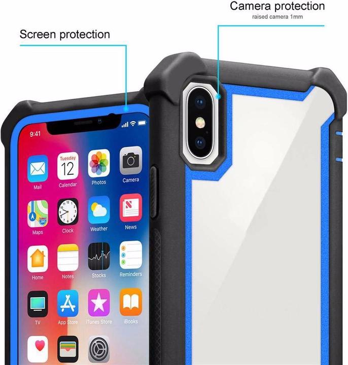 Image du produit Cadorabo Couverture acrylique hybride 2 en 1 (Apple iPhone X)