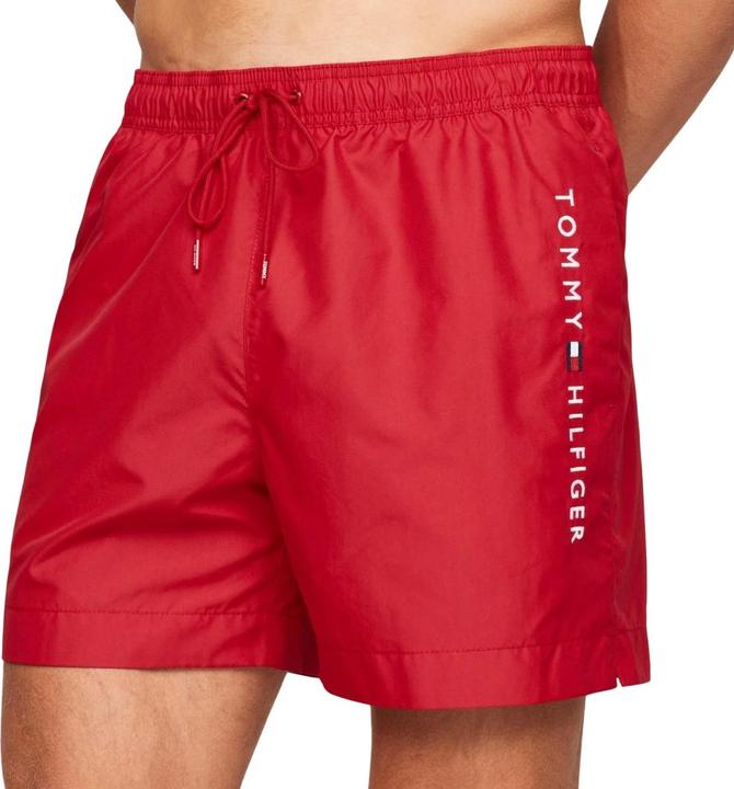 Tommy Hilfiger Mens Original Logo Mid Length Swim Shorts (S)