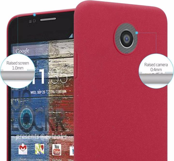 Actual product image Cadorabo Hard Cover Frosty Cover (Motorola Moto G2 (2nd Gen))