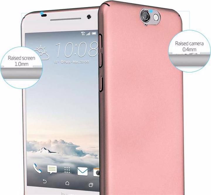 Actual product image Cadorabo Hard Cover Matt Metal Cover (HTC One A9)