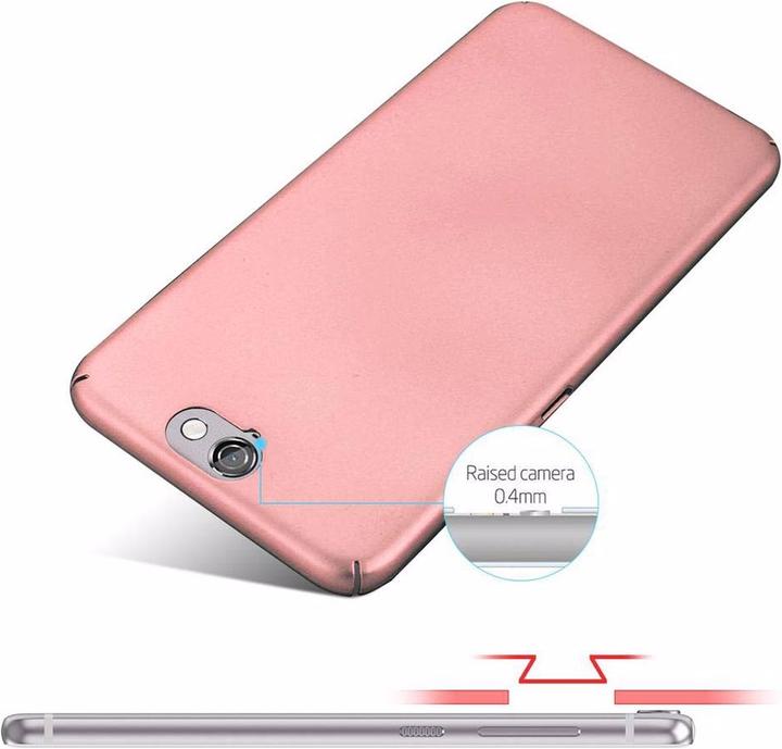 Actual product image Cadorabo Hard Cover Matt Metal Cover (HTC One A9)