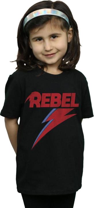 Produktbild David Bowie Distressed Rebel TShirt Mädchen (140, 146)