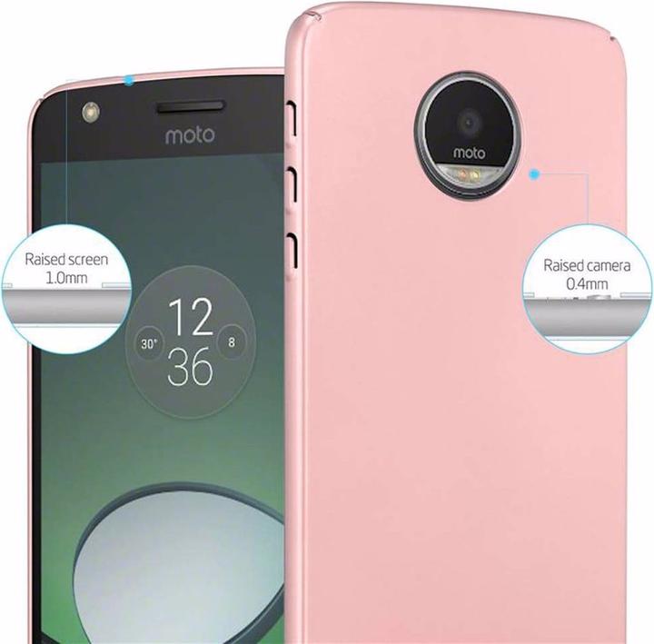 Actual product image Cadorabo Hard Cover Matt Metal Cover (Motorola Moto Z)