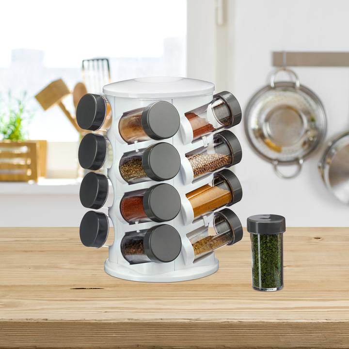 Image du produit Relaxdays Carrousel à épices 16 pots