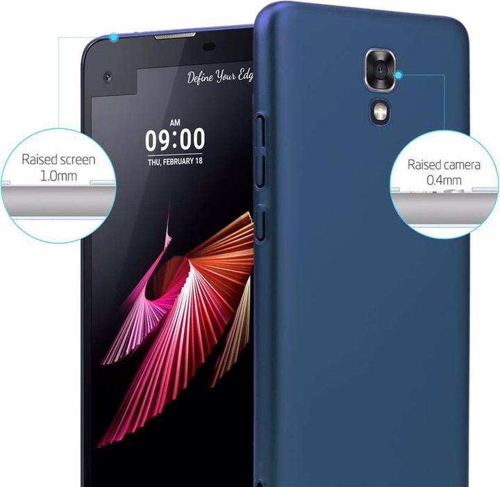 Actual product image Cadorabo Hard Cover Matt Metal Cover (LG X Screen)