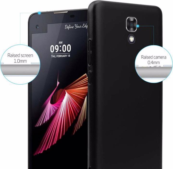 Actual product image Cadorabo Hard Cover Matt Metal Cover (LG X Screen)