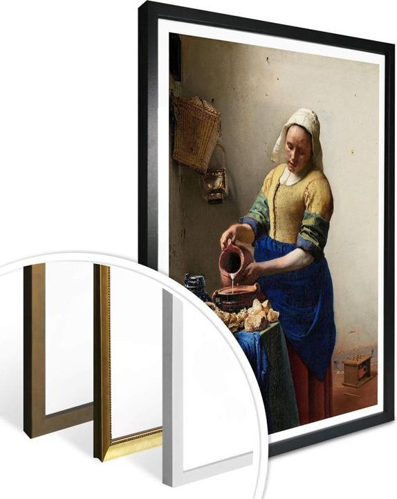 Produktbild Trenddeko Das Mädchen mit dem Milchkrug (40 x 50 cm)