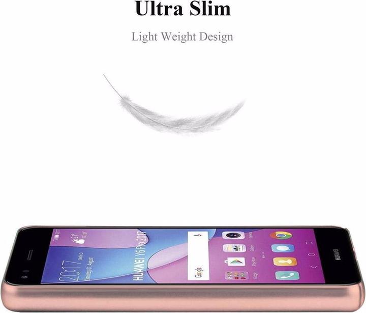 Actual product image Cadorabo Hard Cover Matt Metal Cover (Huawei Y6 Pro (2017))