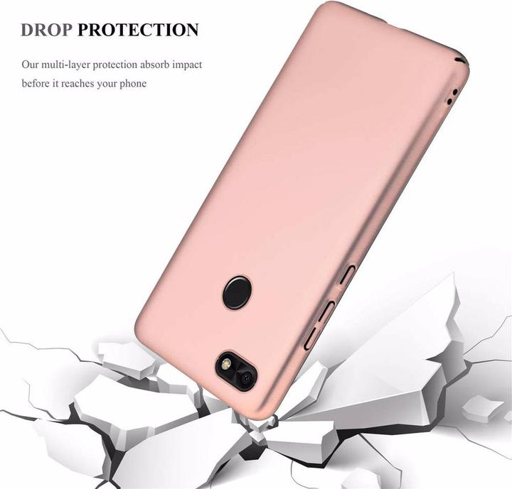 Actual product image Cadorabo Hard Cover Matt Metal Cover (Huawei Y6 Pro (2017))