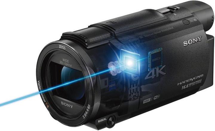 Actual product image Sony FDR AX53 4K Handycam (8.29 Mpx, 25p, 20 x)