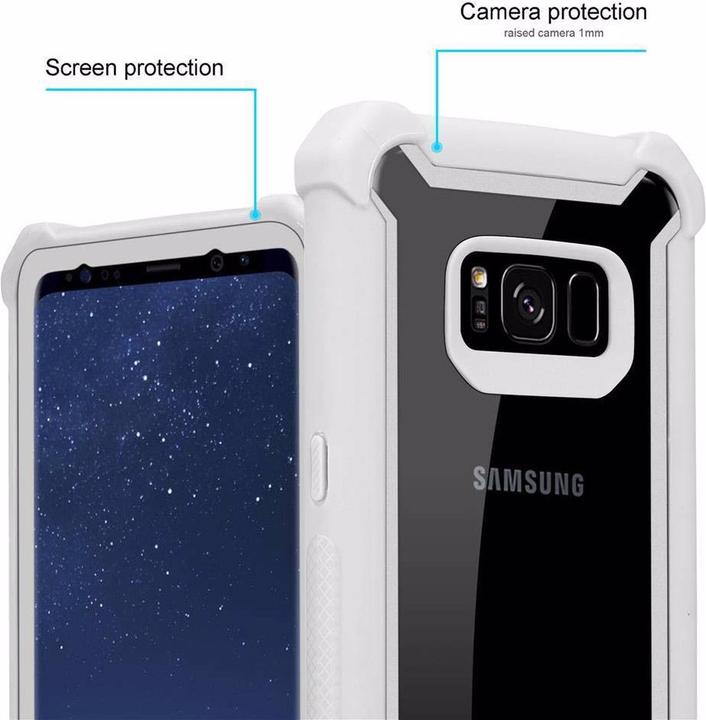 Immagine prodotto Cadorabo Copertura acrilica ibrida 2 in 1 (Samsung Galaxy S8+)