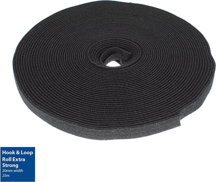 Immagine prodotto Hook & Loop extra forte 20mm, 25m (24 mm)