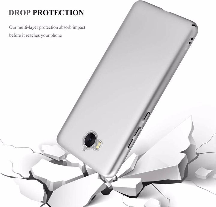 Actual product image Cadorabo Hard Cover Matt Metal Cover (Huawei Y6 (2017))