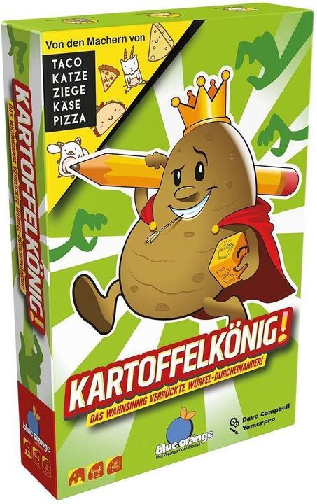 Actual product image Blue Orange Kartoffelkönig!, dice game, for 3-8 players, from 8 years (DE edition) (German)