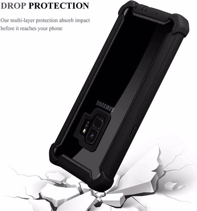 Actual product image Cadorabo Hybrid 2-in-1 Acrylic Cover (Samsung Galaxy S9)