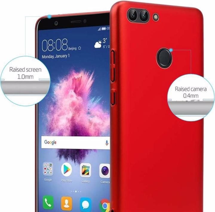 Actual product image Cadorabo Hard Cover Matt Metal Cover (Huawei Enjoy 7S, Huawei P Smart (2018))