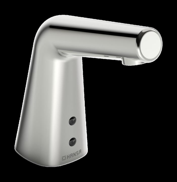 Actual product image Hansa Hansadesigno Style basin mixer, touch-free, cold or mixed water, Bluetooth, projection 100 mm