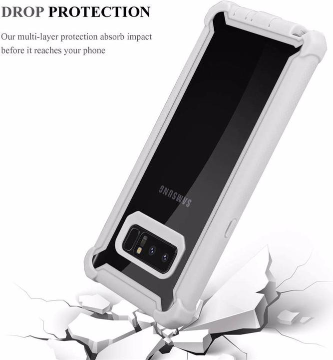 Actual product image Cadorabo Hybrid 2-in-1 Acrylic Cover (Samsung Galaxy Note 8)