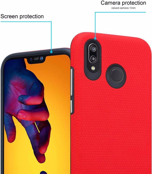 Actual product image Cadorabo Hybrid Triangle Cover (Huawei Nova 3E)