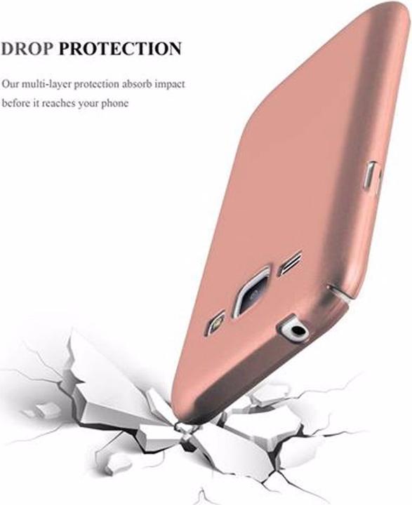 Productafbeelding Cadorabo Harde kaft Matte metalen omslag (Samsung Galaxy J1)
