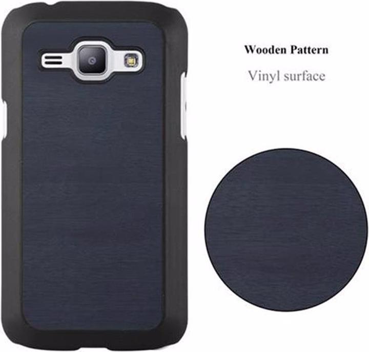 Actual product image Cadorabo Hard Cover Woody Cover (Samsung Galaxy J1)