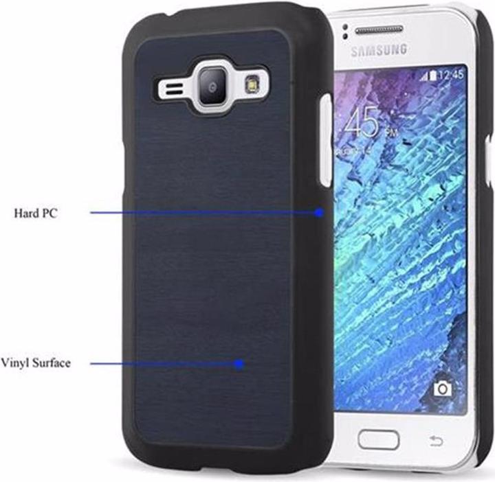 Actual product image Cadorabo Hard Cover Woody Cover (Samsung Galaxy J1)