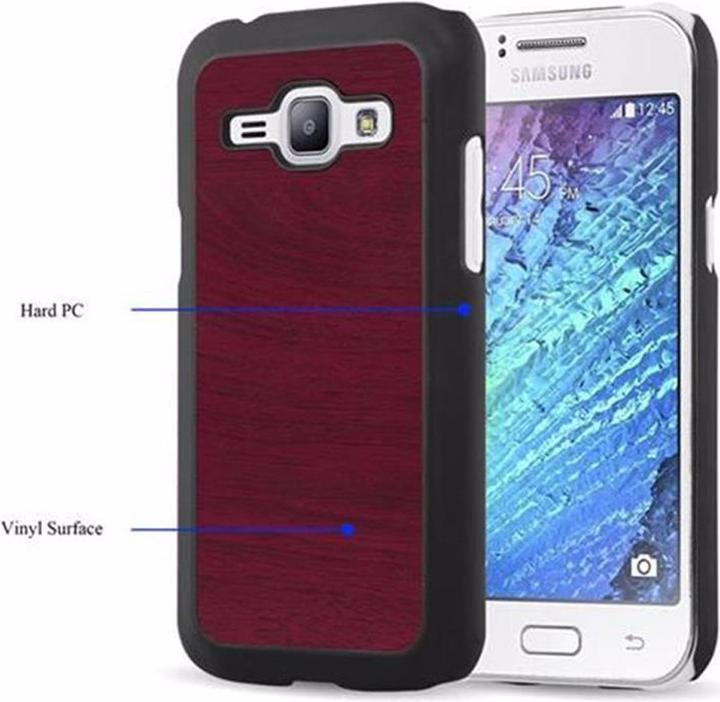 Productafbeelding Cadorabo Harde kaft Woody Cover (Samsung Galaxy J1)