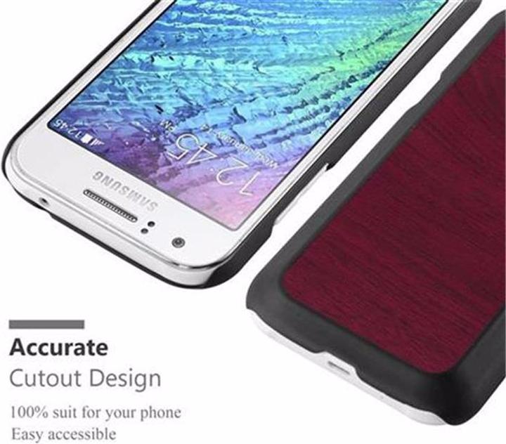 Productafbeelding Cadorabo Harde kaft Woody Cover (Samsung Galaxy J1)
