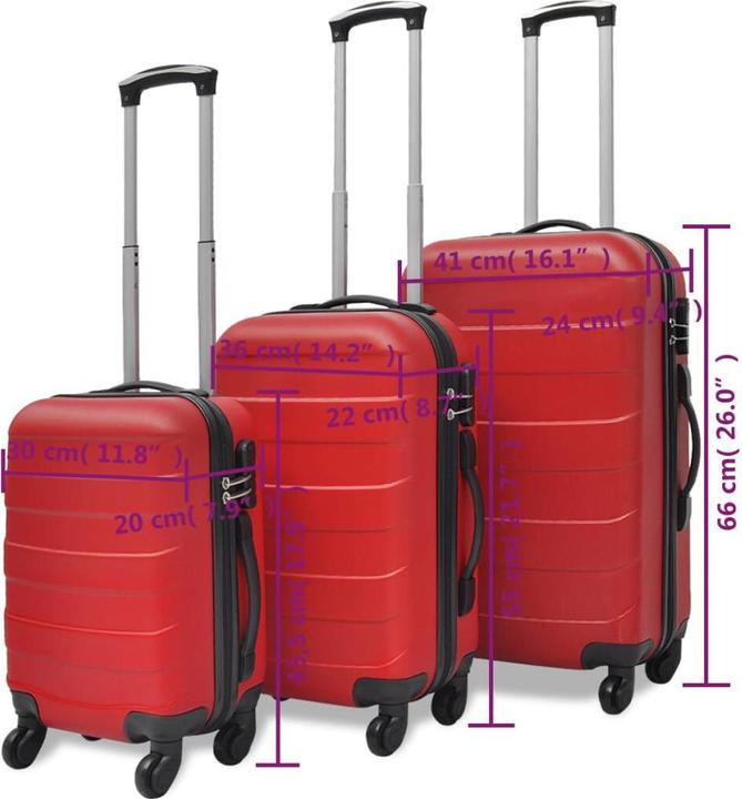 Image du produit VidaXL Farand (Bagage à main (jusqu'à 50l), M (50 - 90l), L (90 - 115l))