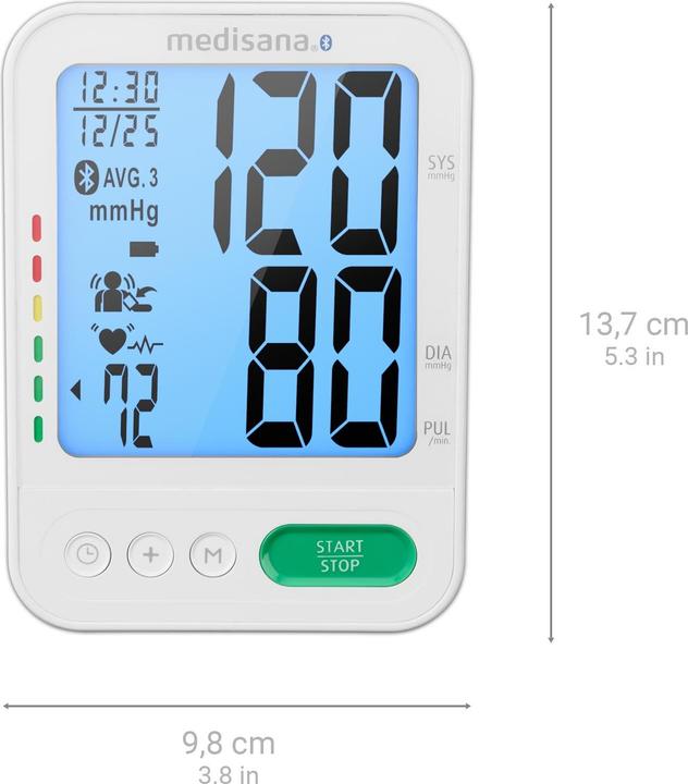 Produktbild Medisana BU 584 connect Oberarm-Blutdruckmessgerät (Blutdruckmessgerät Oberarm)
