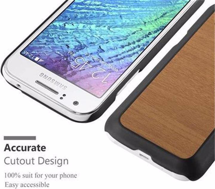 Immagine prodotto Cadorabo Copertina rigida Copertina di legno (Samsung Galaxy J1)