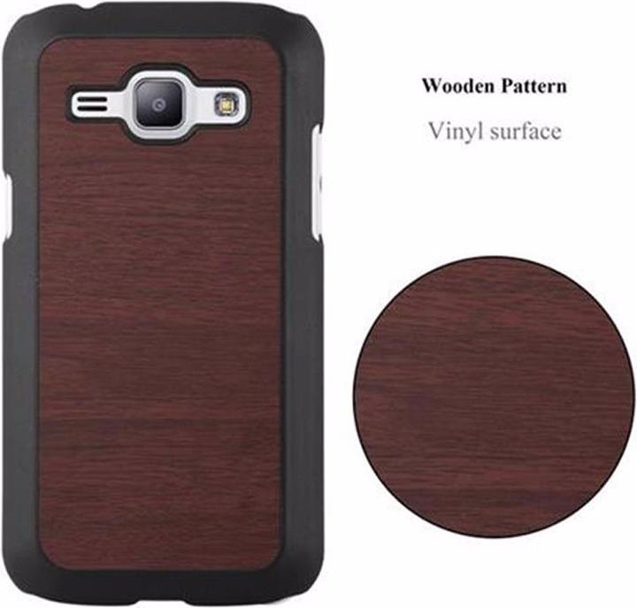 Produktbild Cadorabo Hard Cover Woody Cover (Samsung Galaxy J1)