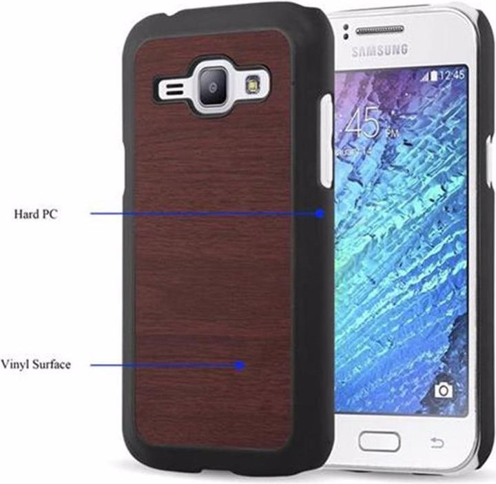 Produktbild Cadorabo Hard Cover Woody Cover (Samsung Galaxy J1)