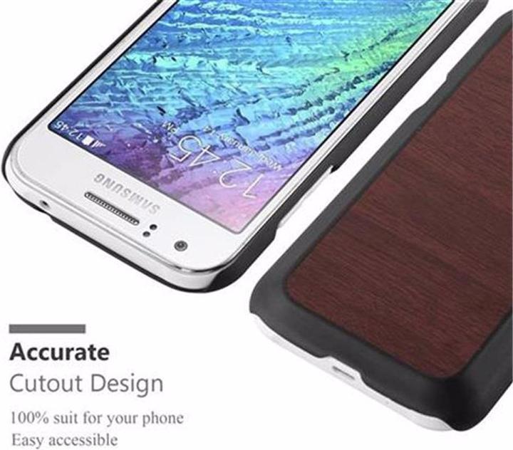 Produktbild Cadorabo Hard Cover Woody Cover (Samsung Galaxy J1)