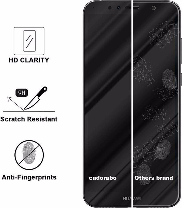 Produktbild Cadorabo Vollbild Displayschutzglas (1 Stück, Huawei Y6 Prime (2018))