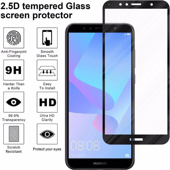 Produktbild Cadorabo Vollbild Displayschutzglas (1 Stück, Huawei Y6 Prime (2018))