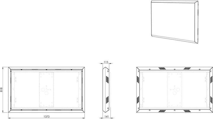 Produktbild Vogels Wandhalterung POA 9602 Outdoor-Rahmen (Wand, 55", 40 kg)