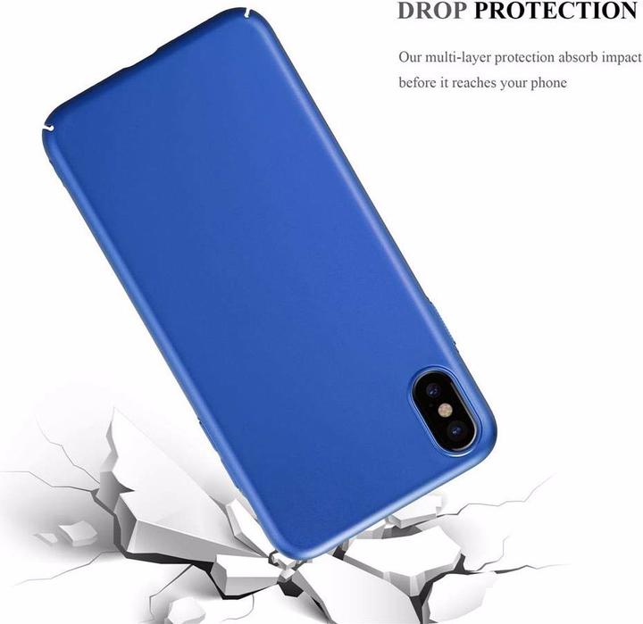 Actual product image Cadorabo Hard Cover Matt Metal Cover (Apple iPhone XS Max)