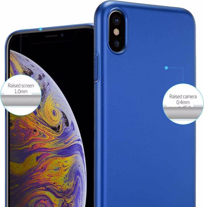 Actual product image Cadorabo Hard Cover Matt Metal Cover (Apple iPhone XS Max)