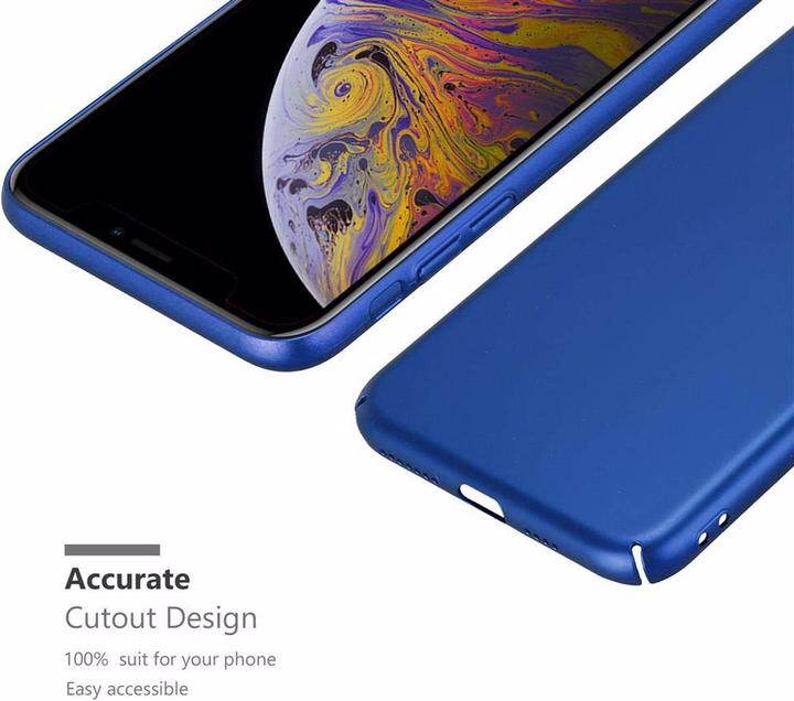 Actual product image Cadorabo Hard Cover Matt Metal Cover (Apple iPhone XS Max)
