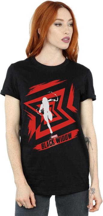 Produktbild Black Widow Film Icon Run Baumwolle Boyfriend TShirt (4XL)