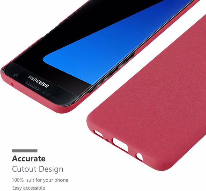 Image du produit Cadorabo Couverture rigide Frosty Cover (Samsung Galaxy S7 Edge)
