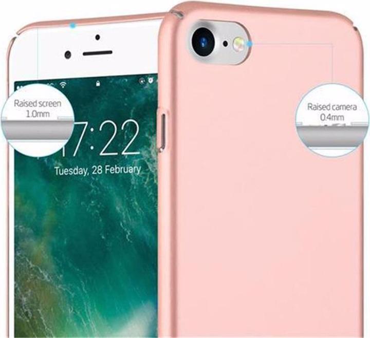 Actual product image Cadorabo Hard Cover Matt Metal Cover (Apple iPhone 7, Apple iPhone SE (2nd Gen))