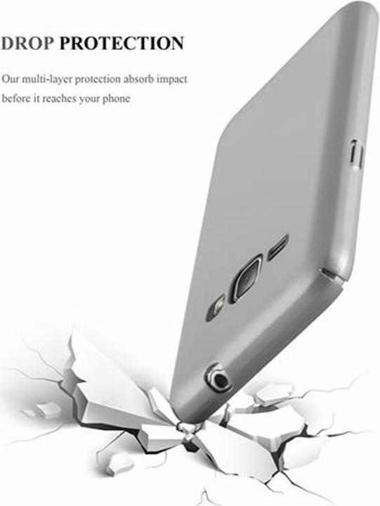 Actual product image Cadorabo Hard Cover Matt Metal Cover (Samsung Galaxy J1 (2016))