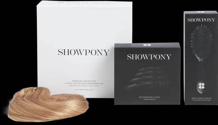 Actual product image Showpony - 20" 7 Piece Clip In Boxset- Warm Salted Caramel Ombre (Warm Salted Caramel)
