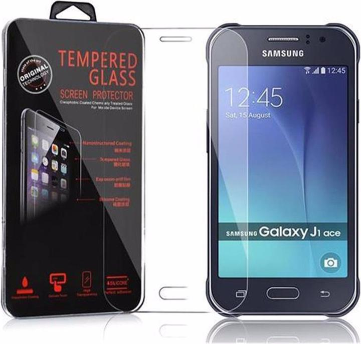 Actual product image Cadorabo Display protection glass (1 Piece, Samsung Galaxy J1 Ace)
