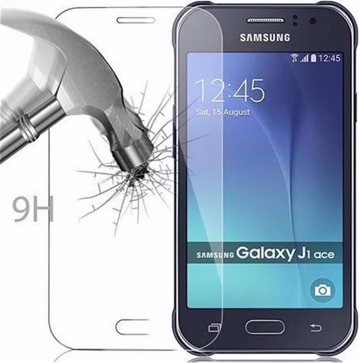 Actual product image Cadorabo Display protection glass (1 Piece, Samsung Galaxy J1 Ace)